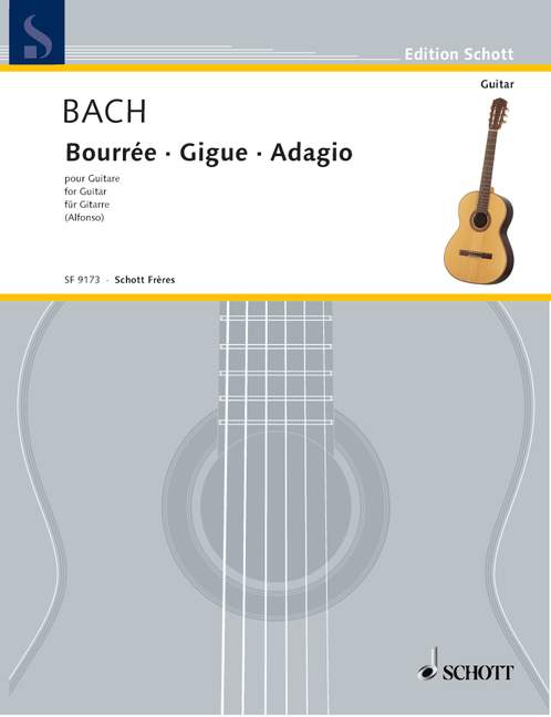 Vorderes Coverbild Bourrée A-Dur / Gigue a-Moll / Adagio a-Moll Nr. 16