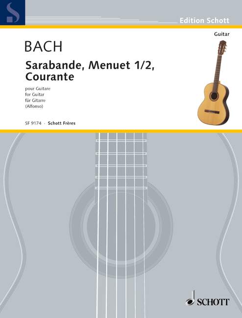 Vorderes Coverbild Sarabande C-Dur / Menuet I/II A-Dur / Courante C-Dur Nr. 17
