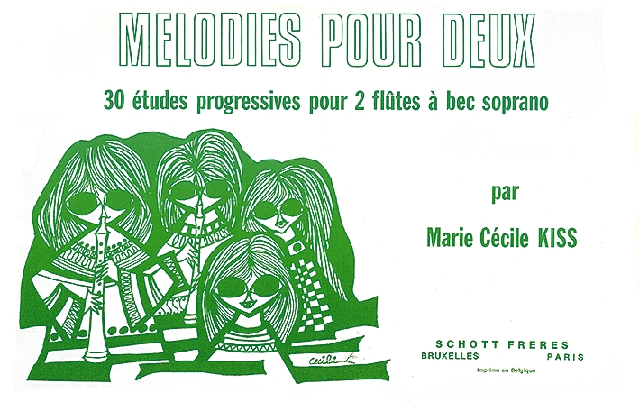 Vorderes Coverbild Mélodies pour deux 
