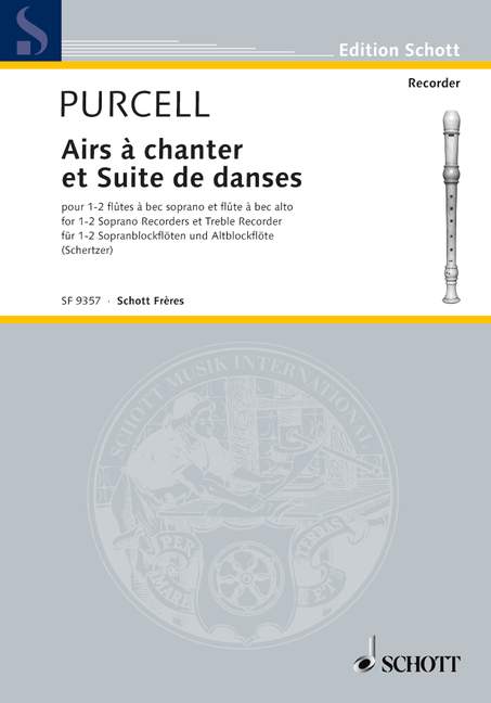 Vorderes Coverbild Airs à chanter et Suites de danses 