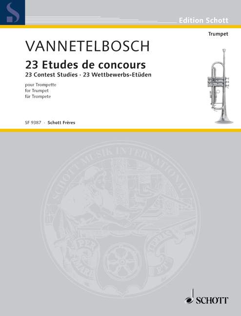 Vorderes Coverbild 23 Etudes de concours 
