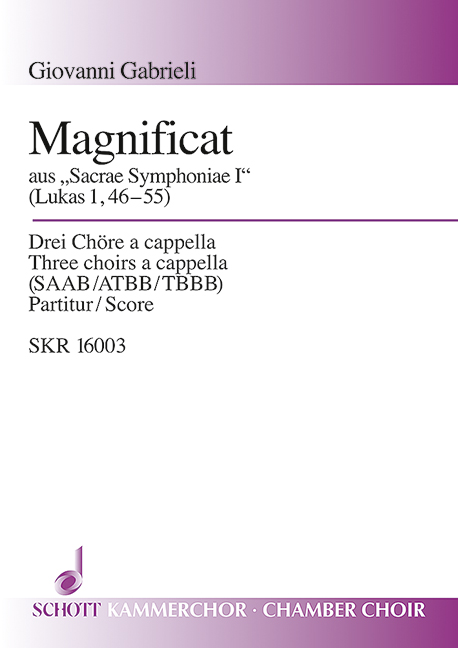 Vorderes Coverbild Sacrae Symphoniae I 