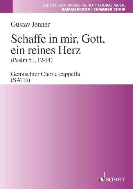 Vorderes Coverbild Schaffe in mir, Gott, ein reines Herz 