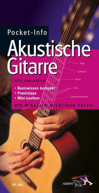 Vorderes Coverbild Pocket-Info Akustische Gitarre 