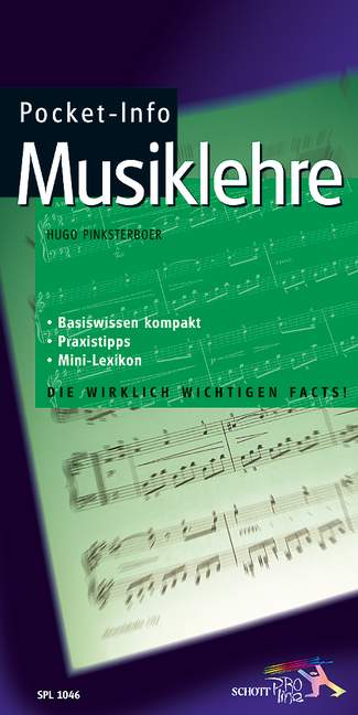 Vorderes Coverbild Pocket-Info Musiklehre 