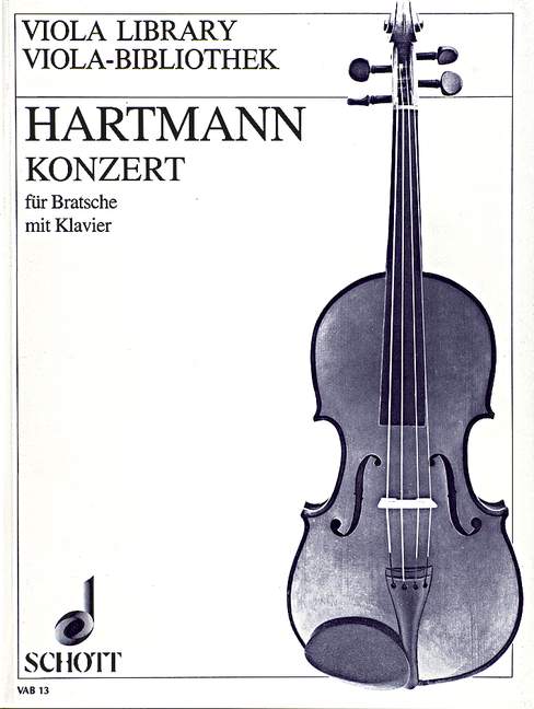 Vorderes Coverbild Konzert für Bratsche mit Klavier 