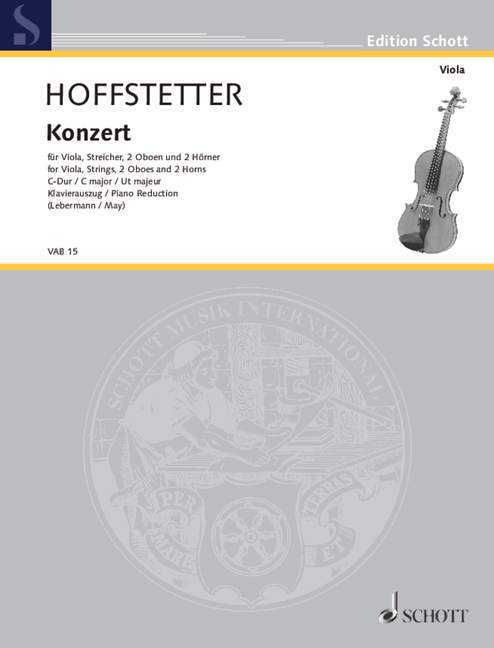 Vorderes Coverbild Konzert C-Dur 