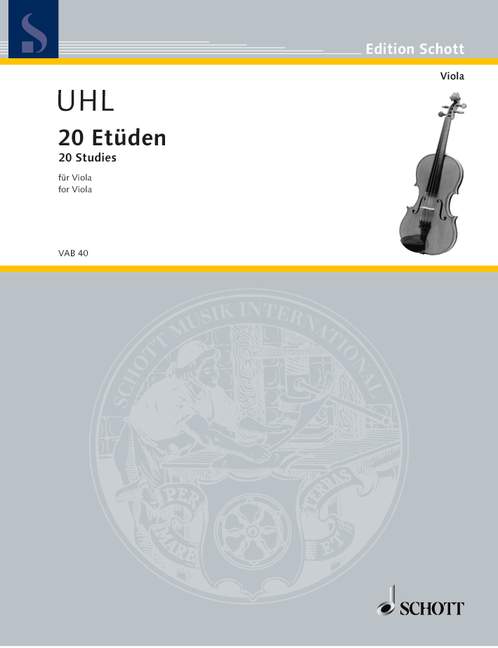Vorderes Coverbild 20 Etüden 