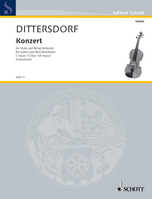 Vorderes Coverbild Konzert C-Dur Krebs 157 