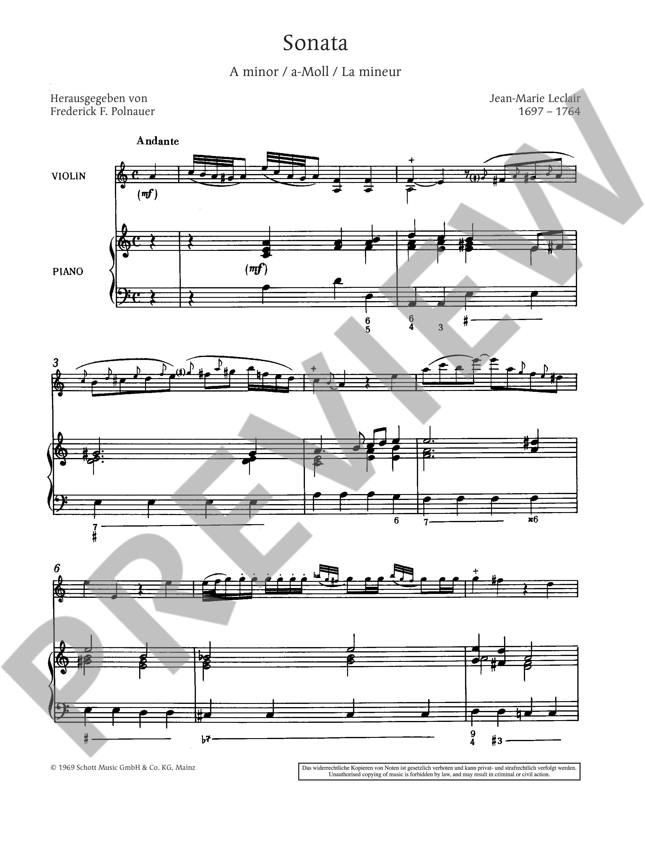 Anderes Coverbild Sonate a-Moll op. 9/5 