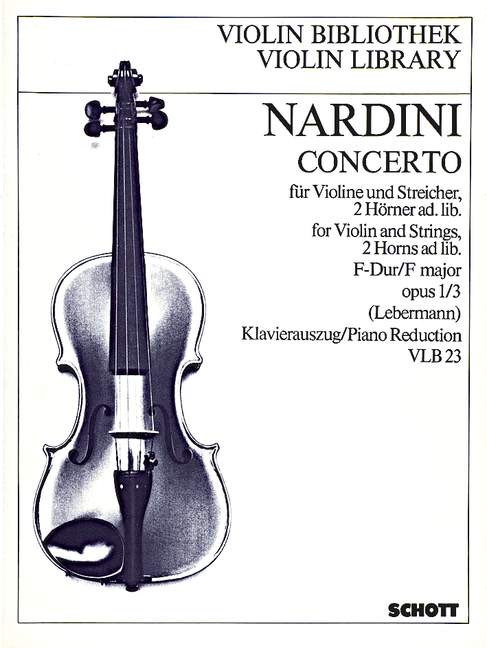 Vorderes Coverbild Concerto F-Dur op. 1/3 
