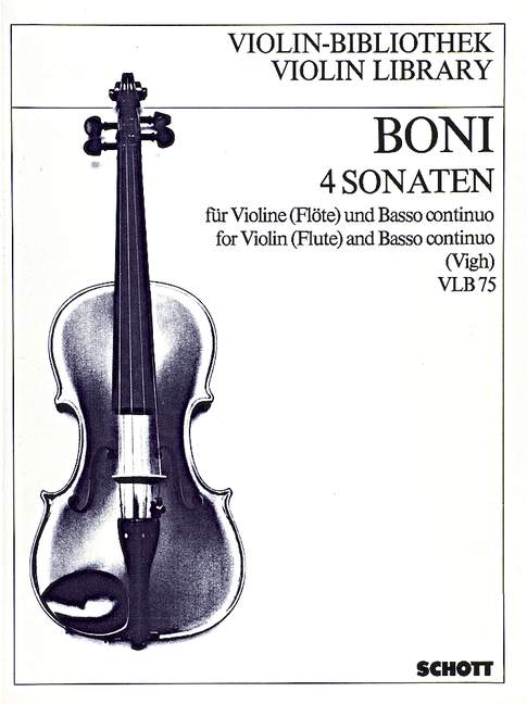 Vorderes Coverbild 4 Sonaten op. 2 