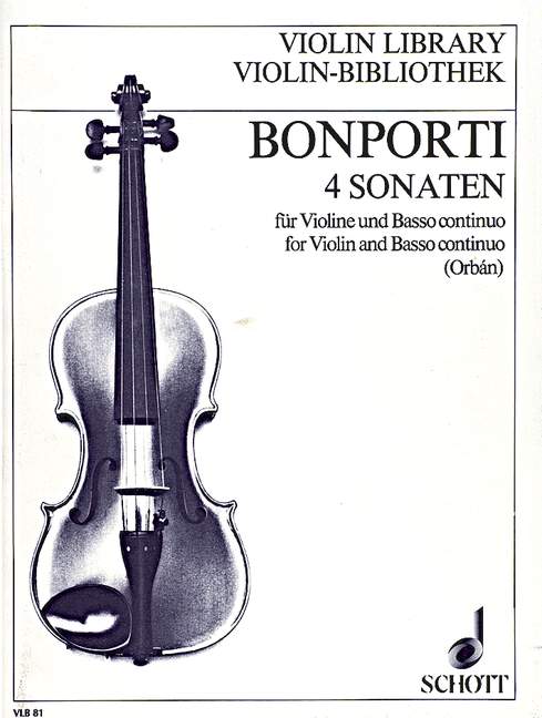 Vorderes Coverbild 4 Sonaten op. 12 