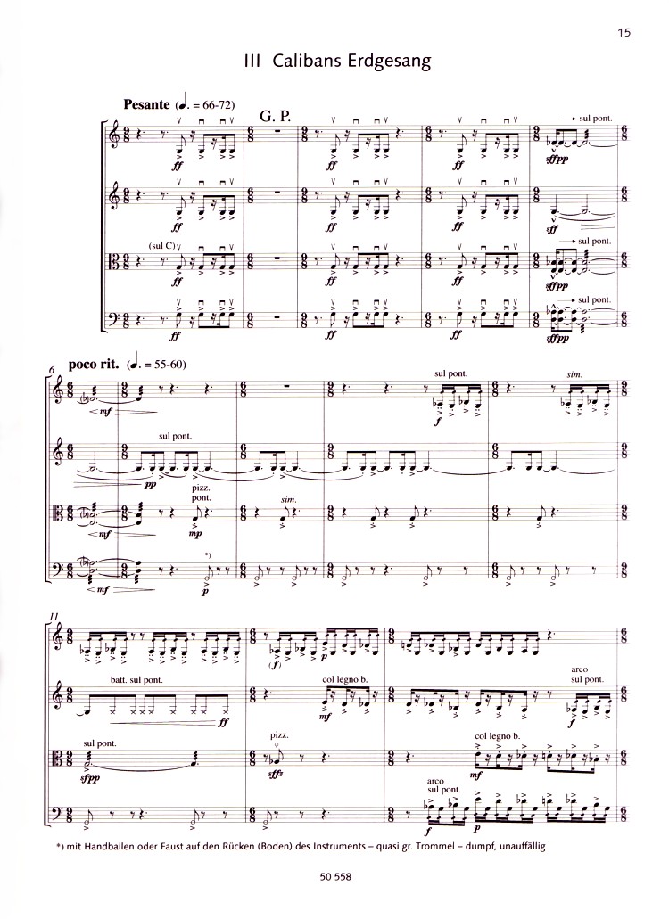 Anderes Coverbild 6. Streichquartett 
