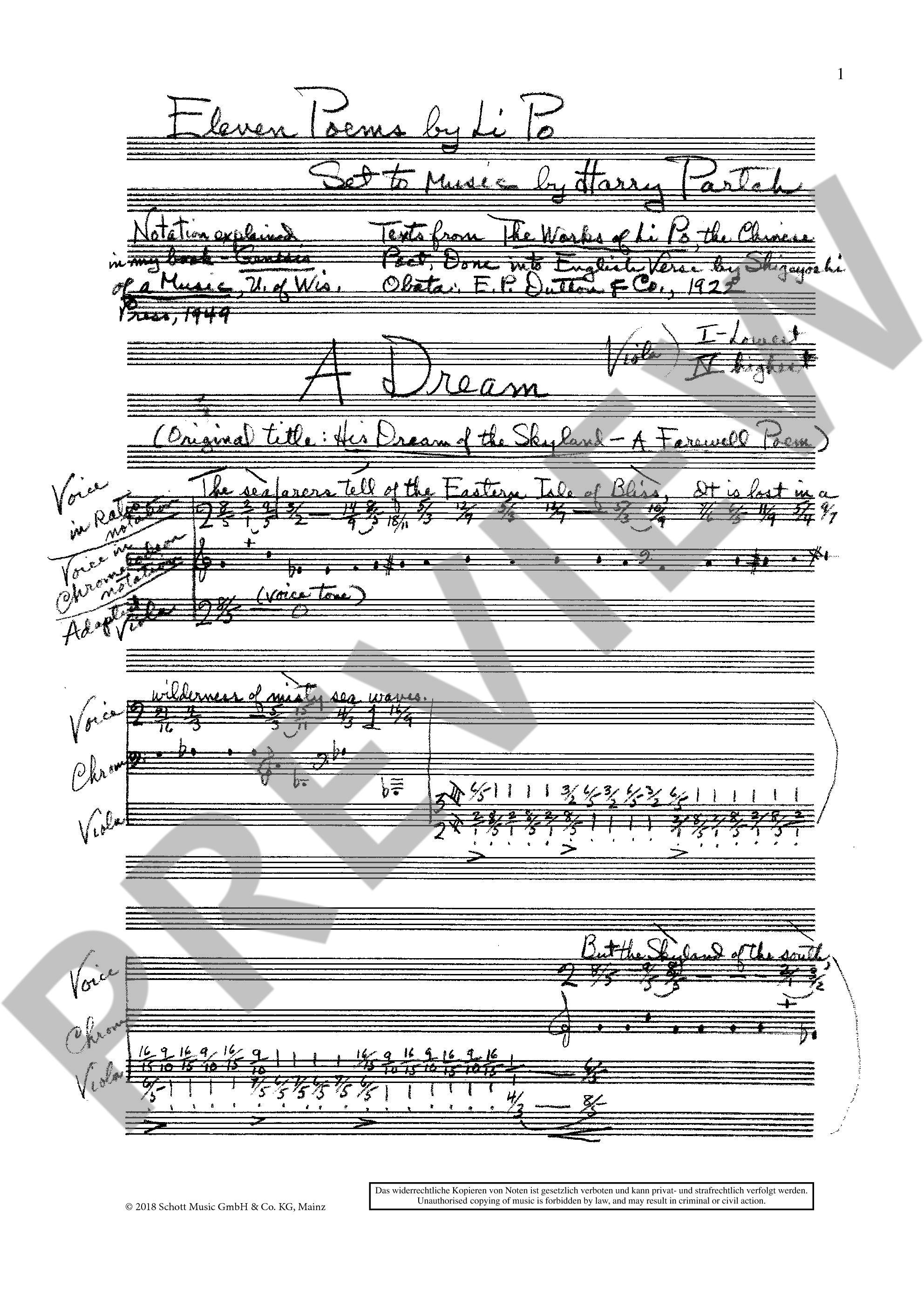 Anderes Coverbild Seventeen Poems by Li Po 