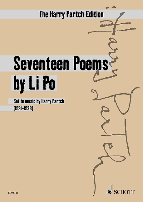 Vorderes Coverbild Seventeen Poems by Li Po 