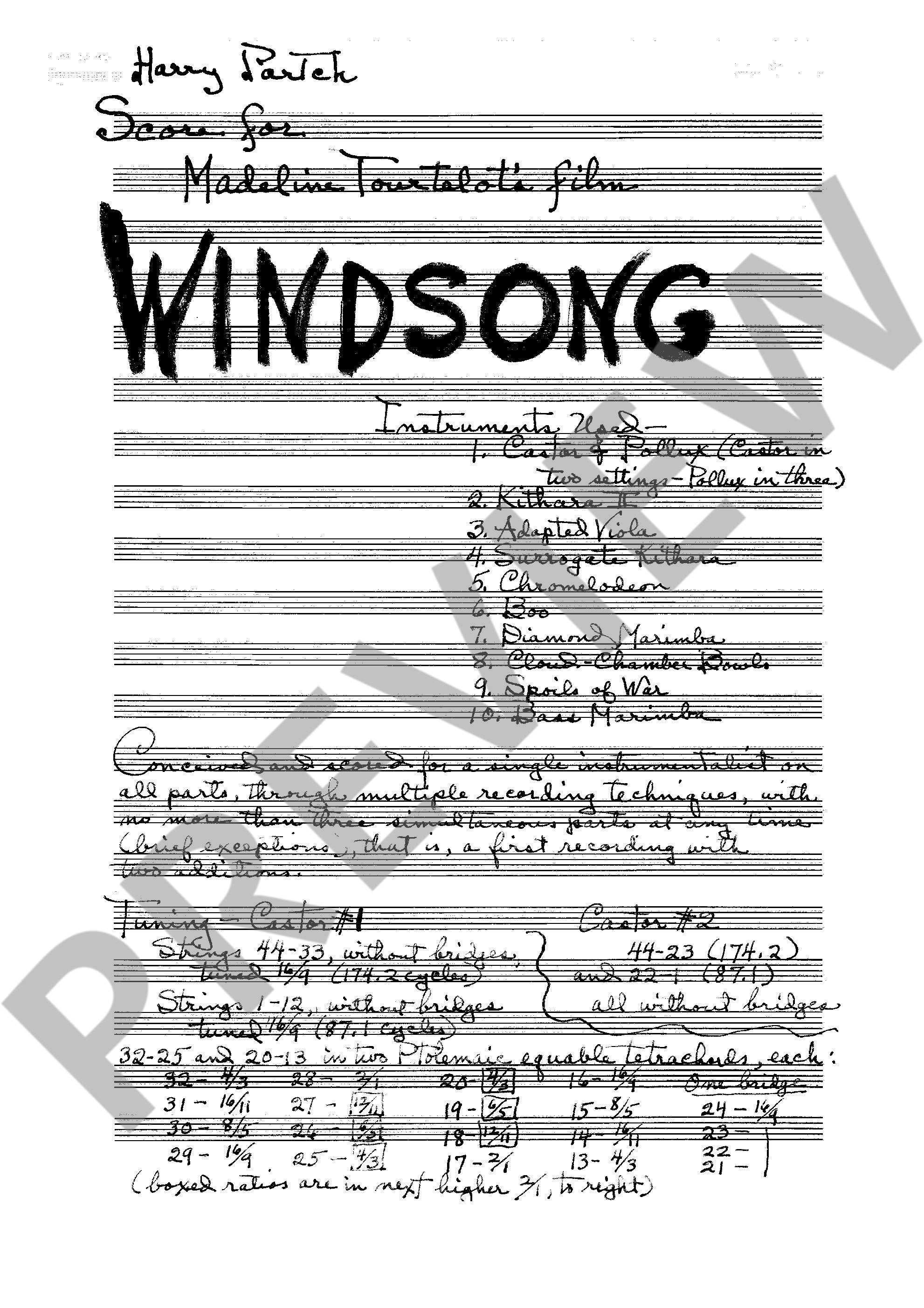 Anderes Coverbild Windsong 