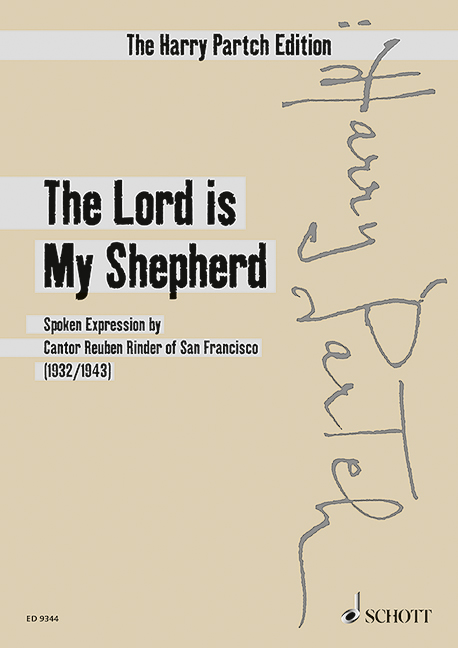 Vorderes Coverbild The Lord is My Shepherd 