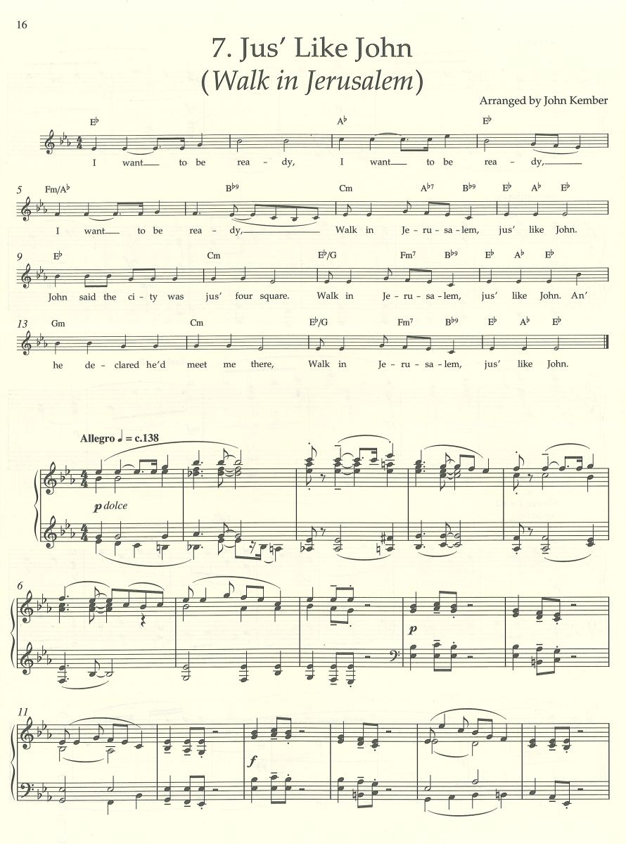 Anderes Coverbild 12 Spirituals for piano solo and duet 