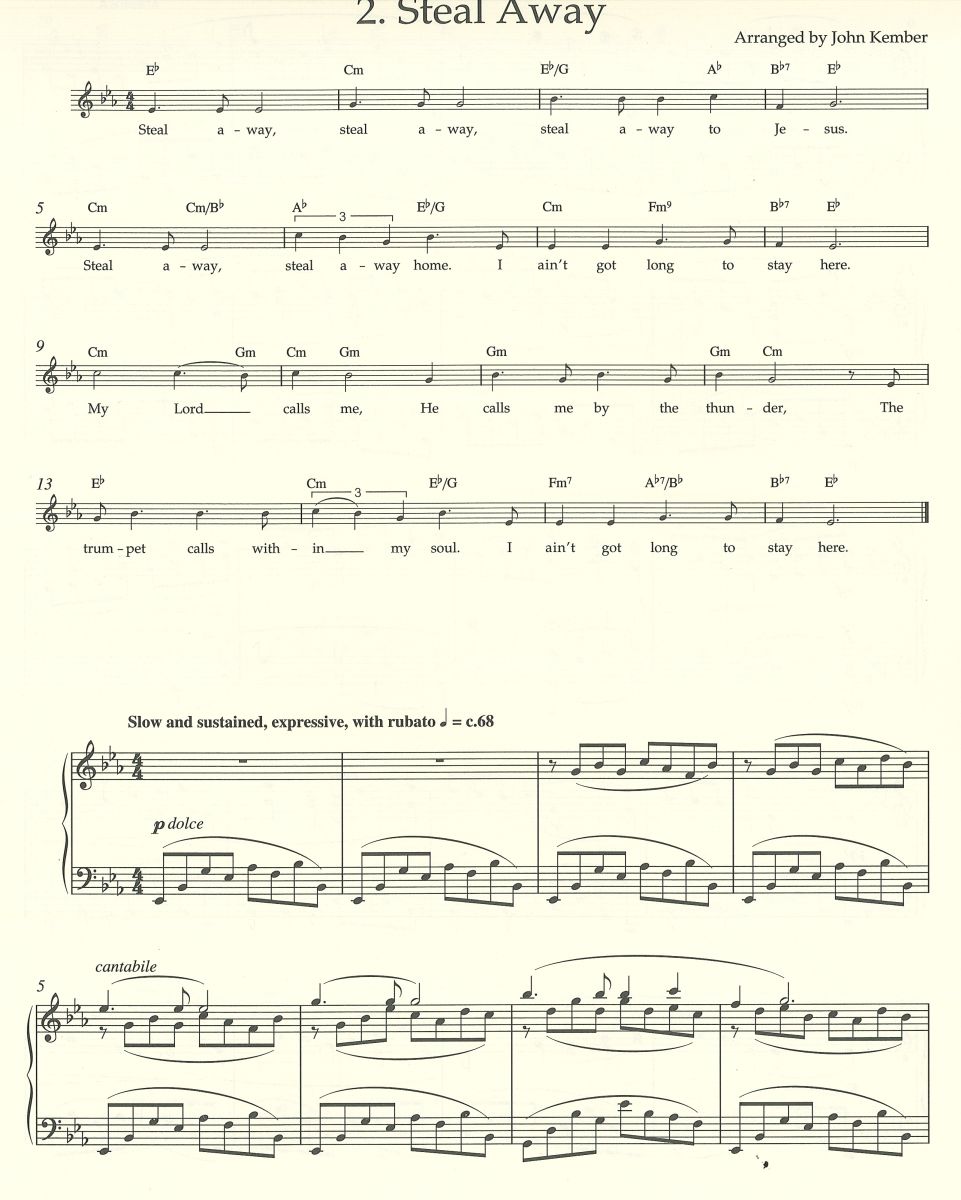 Anderes Coverbild 12 Spirituals for piano solo and duet 