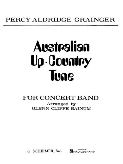 Vorderes Coverbild Australian Up-Country Tune 