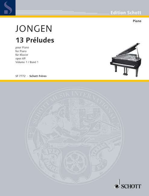 Vorderes Coverbild 13 Préludes op. 69 