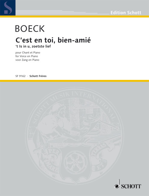 Vorderes Coverbild C'est en toi, bien-aimé 