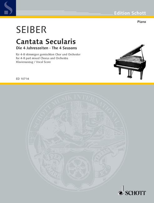 Vorderes Coverbild Cantata Secularis 
