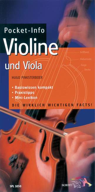 Vorderes Coverbild Pocket-Info Violine und Viola 