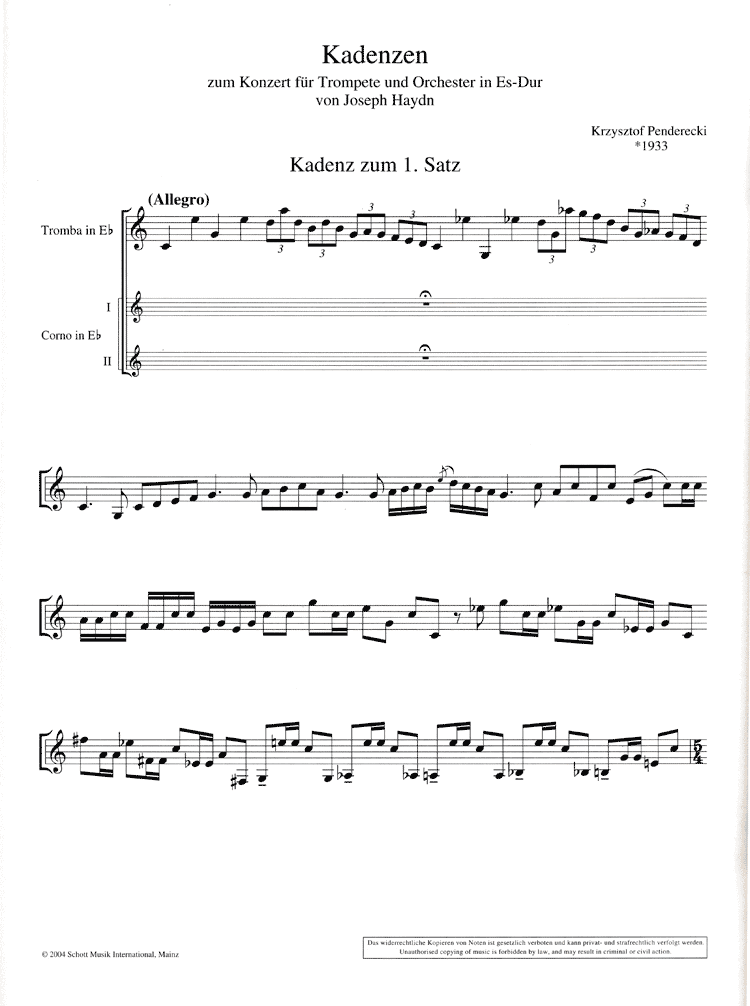 Anderes Coverbild Kadenzen Band 1