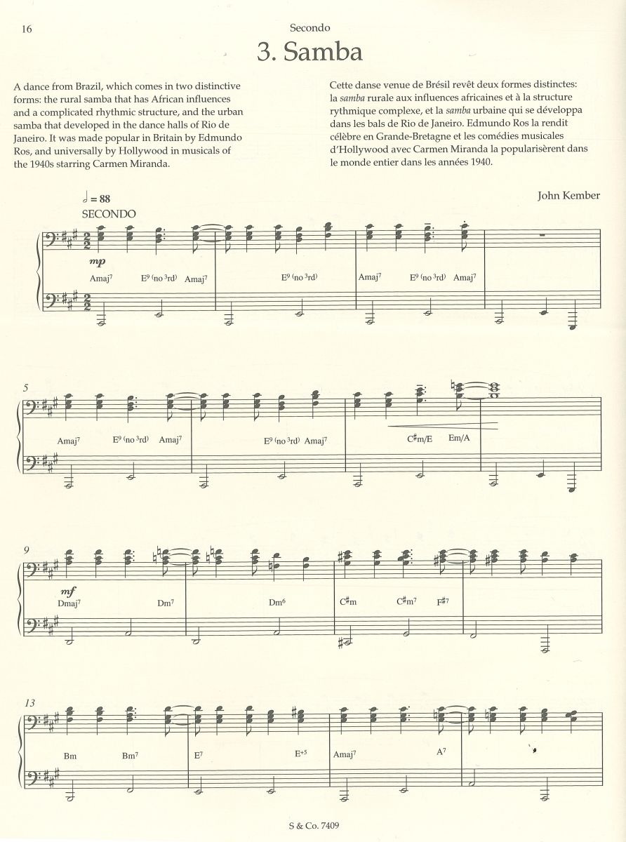 Anderes Coverbild Latin pieces for piano duet 