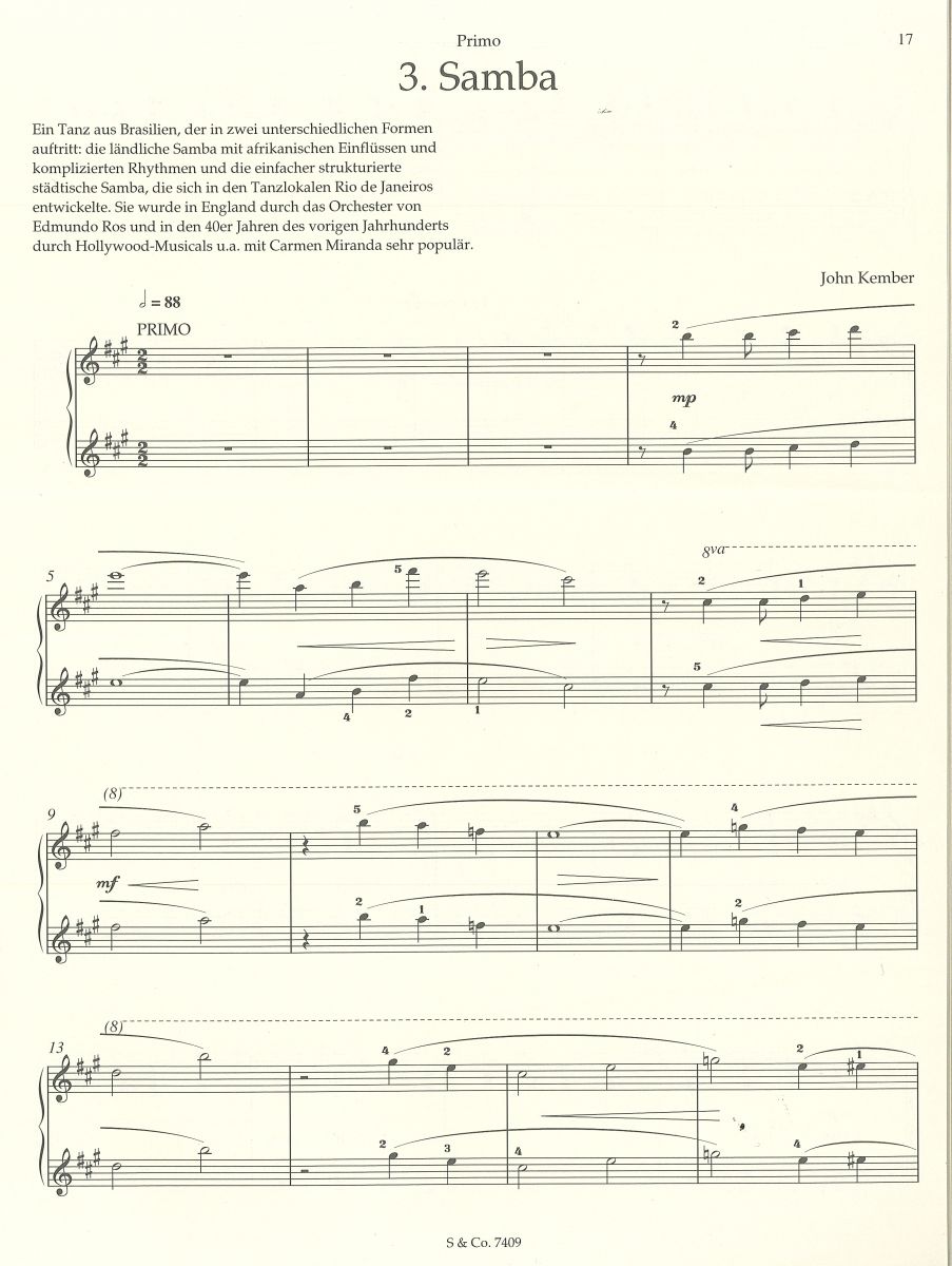 Anderes Coverbild Latin pieces for piano duet 