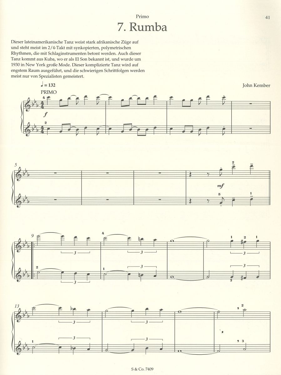 Anderes Coverbild Latin pieces for piano duet 