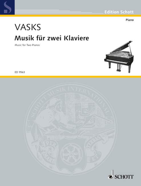 Vorderes Coverbild Musik für zwei Klaviere 