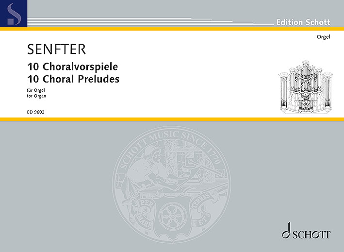 Vorderes Coverbild 10 Choralvorspiele op. 70a-k 