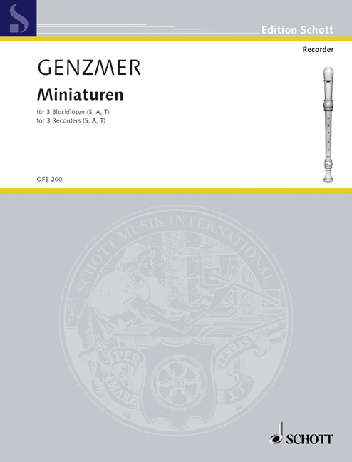 Vorderes Coverbild Miniaturen GeWV 332 