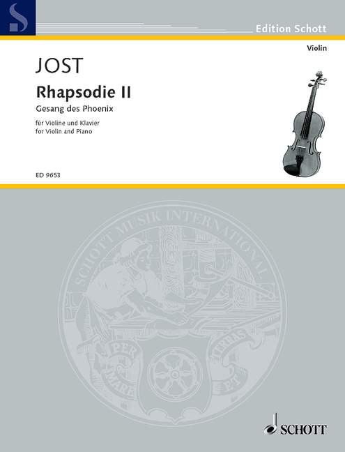 Vorderes Coverbild Rhapsodie II 