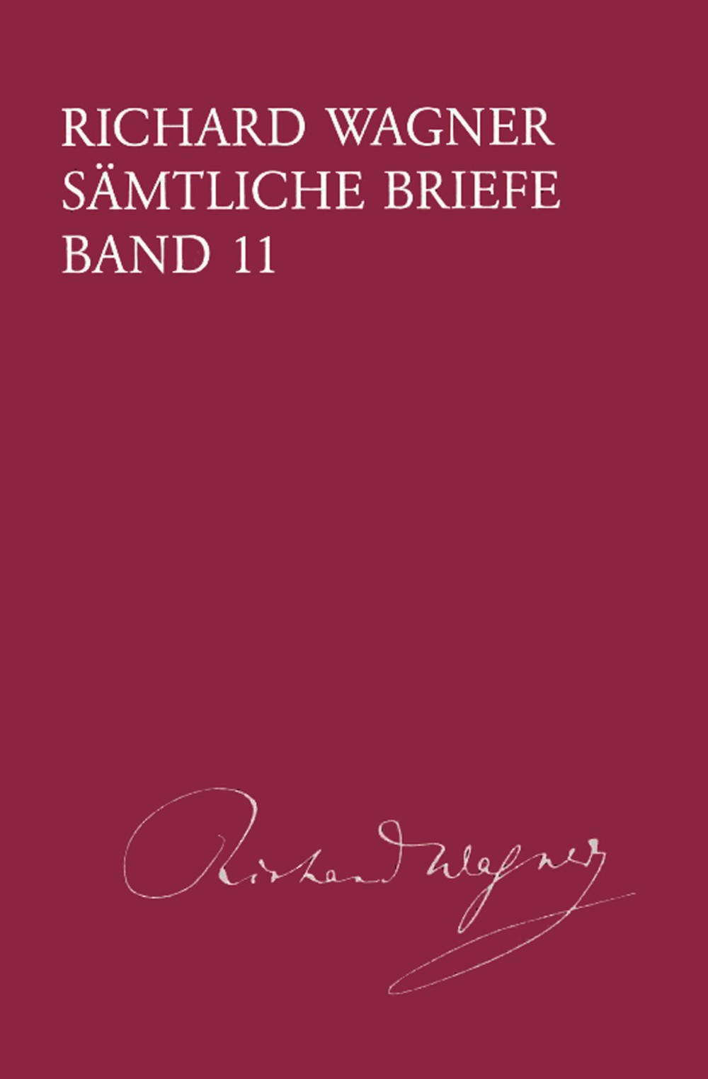 Vorderes Coverbild Sämtliche Briefe Band 11 (1859)