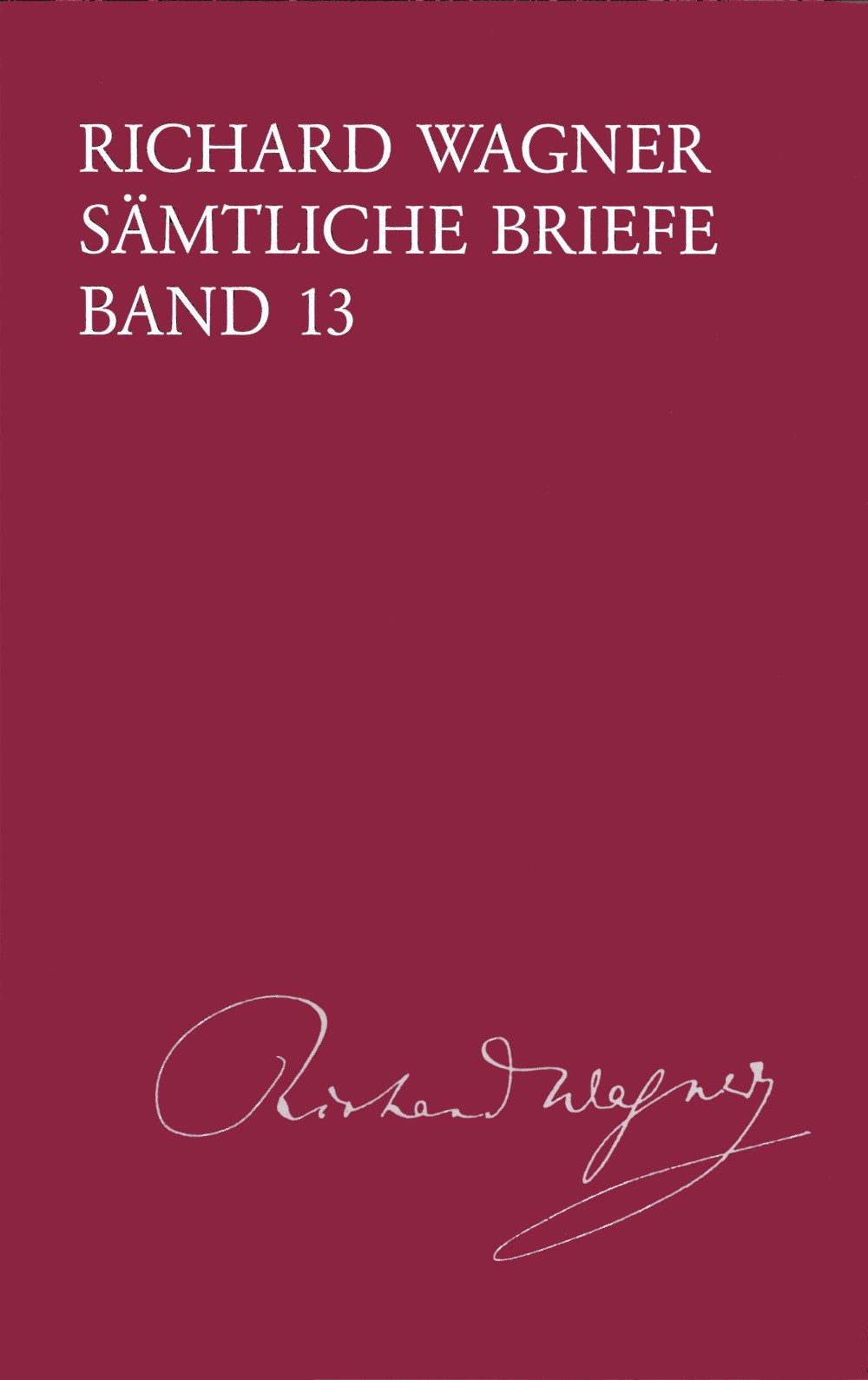 Vorderes Coverbild Sämtliche Briefe Band 13 (1861)