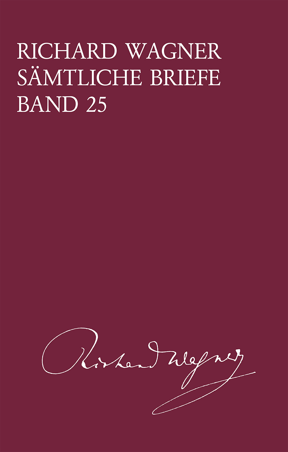 Vorderes Coverbild Sämtliche Briefe Band 25 (1873)