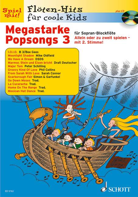 Vorderes Coverbild Megastarke Popsongs Band 3