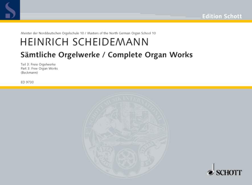 Vorderes Coverbild Sämtliche Orgelwerke Band 10