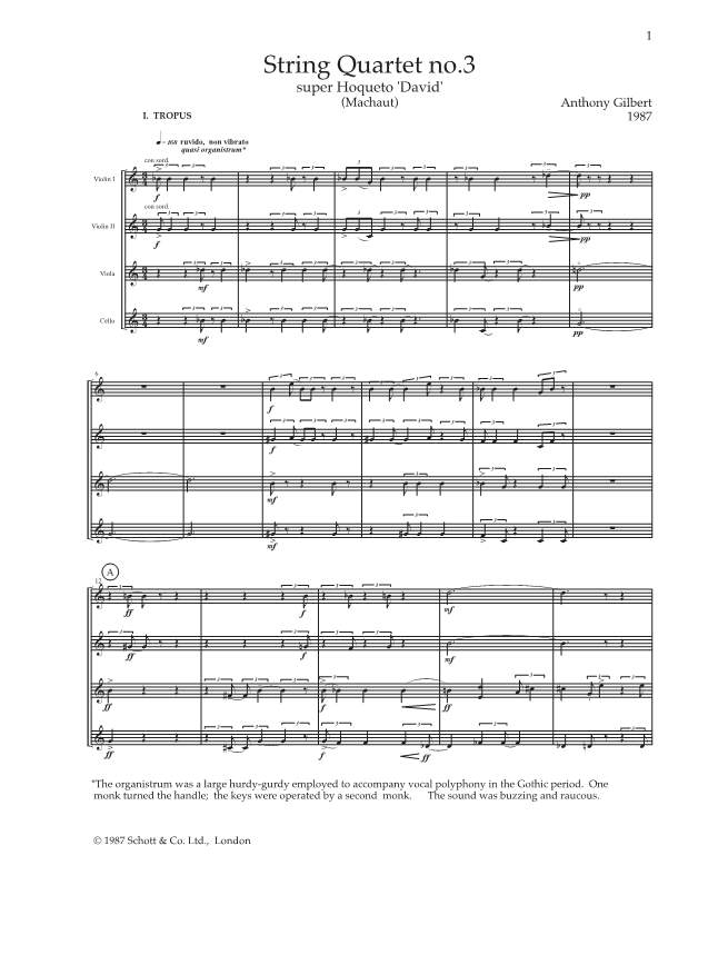 Anderes Coverbild String Quartet No. 3 
