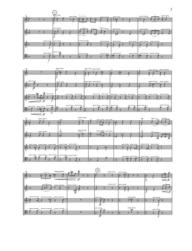 Anderes Coverbild String Quartet No. 3 