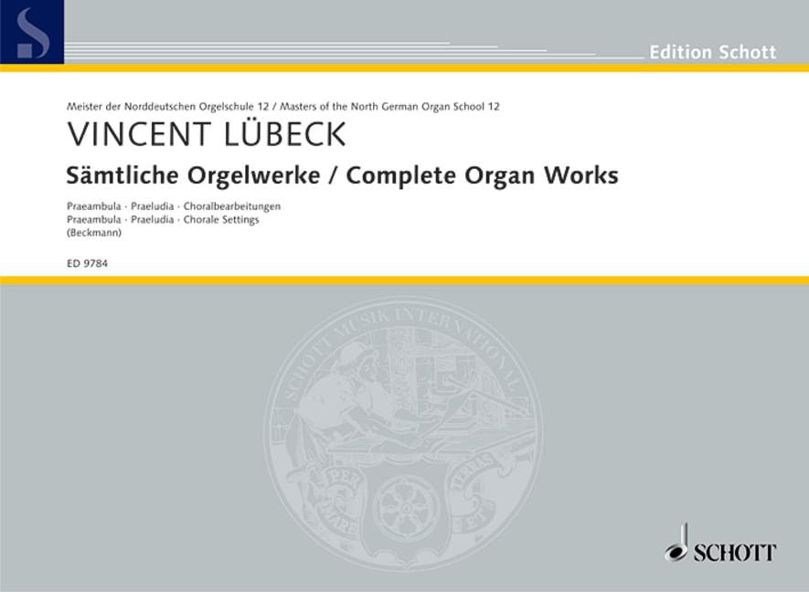 Vorderes Coverbild Sämtliche Orgelwerke Band 12