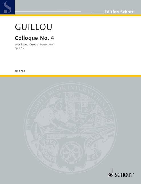 Vorderes Coverbild Colloque No. 4 op. 15 