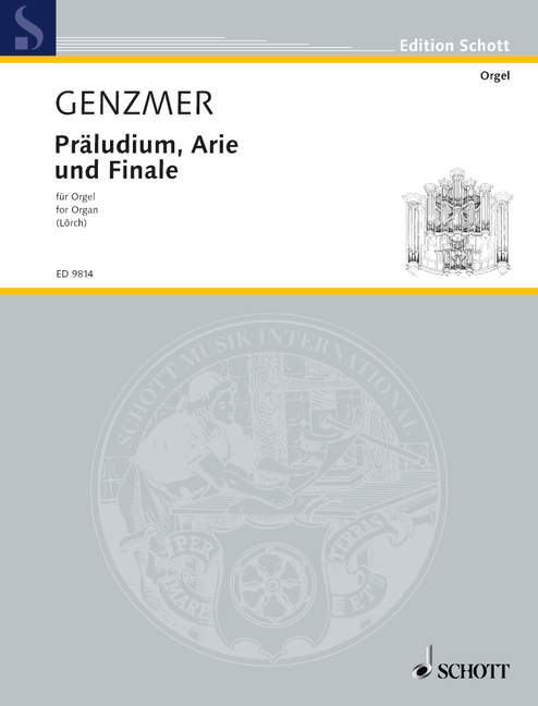 Vorderes Coverbild Präludium, Arie und Finale GeWV 413 