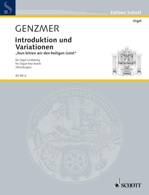 Vorderes Coverbild Introduktion und Variationen GeWV 414 