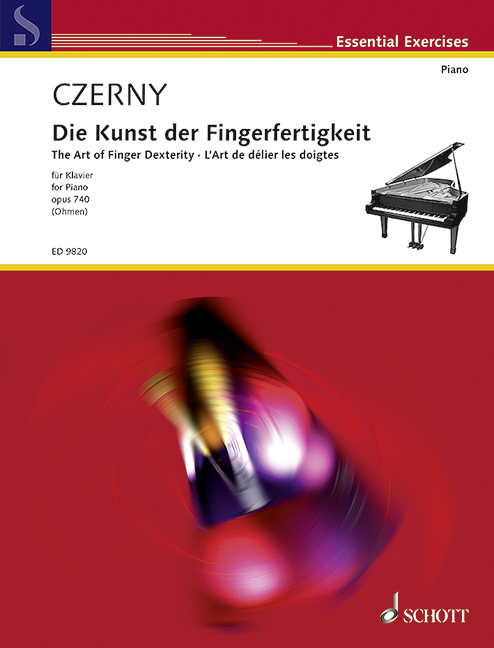 Vorderes Coverbild Kunst der Fingerfertigkeit op. 740 