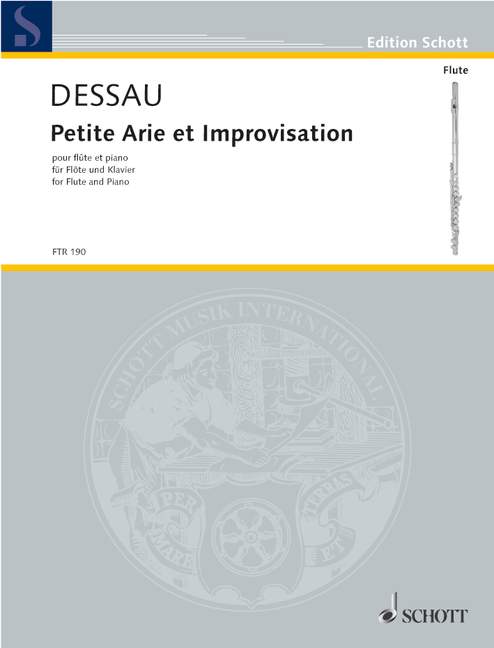 Vorderes Coverbild Petite Arie et Improvisation 